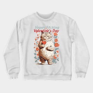 Cat Valentine's Day Crewneck Sweatshirt